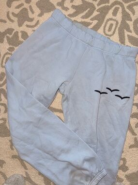 Lazypants Light Blue Women's Joggers/Sweats with Seagull Detail